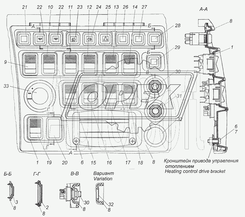 4308-3710001-30 Установка выключателей